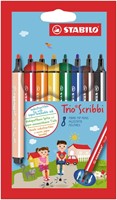Viltstift STABILO Scribbi 368 etui/8