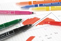 Viltstift STABILO Trio 2 in 1 etui pk/10-1