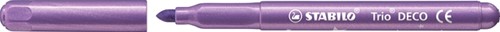 Viltstift STABILO Trio deco metallic etui pk/8-2