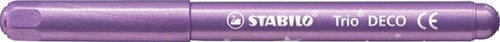 Viltstift STABILO Trio deco metallic etui pk/8-3