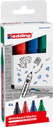 Viltstift Edding 363 whiteboard assorti pk/4