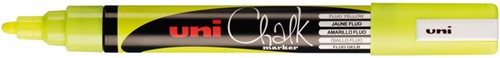 Krijtstift Uni-ball rond 1.8-2.5mm fluor geel