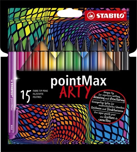 Viltstift STABILO pointmax 488/15-1-20 etui pk/15