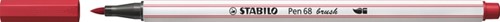Brushstift STABILO Pen 568/50 donkerrood