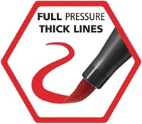 Brushstift STABILO Pen 568/50 donkerrood-8