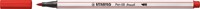 Brushstift STABILO Pen 568/48 karmijn rood