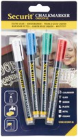 Krijtstift Securit SMA-100 rond 1-2mm assorti pk/4