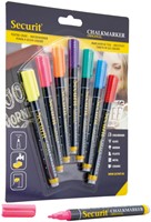 Krijtstift Securit SMA-100 rond 1-2mm assorti pk/7-2