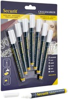 Krijtstift Securit SMA-100 rond 1-2mm wit pk/7-2