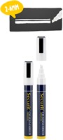 Krijtstift Securit SMA-510 schuin 2-6mm wit pk/2-2
