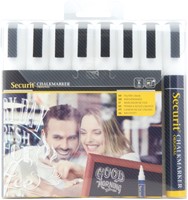 Krijtstift Securit SMA-510 schuin 2-6mm wit pk/8