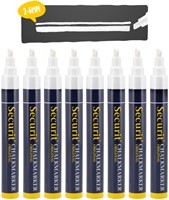 Krijtstift Securit SMA-510 schuin 2-6mm wit pk/8-1