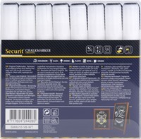 Krijtstift Securit SMA-510 schuin 2-6mm wit pk/8-2