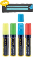 Krijtstift Securit SMA-720 blokpunt 7-15mm assorti pk/4-2