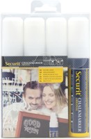 Krijtstift Securit SMA-720 blokpunt 7-15mm wit pk/4