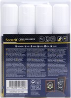Krijtstift Securit SMA-720 blokpunt 7-15mm wit pk/4-2