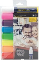 Krijtstift Securit SMA-720 blokpunt 7-15mm assorti pk/8