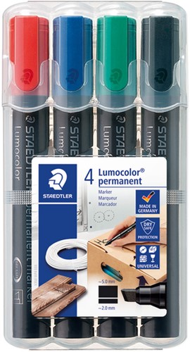 Viltstift Staedtler 350 whiteboard assorti pk/4