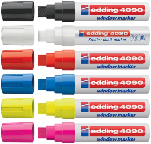 Krijtstift Edding 4090 Window wit-3