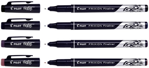 Fineliner Pilot Frixion 0,45mm etui à 8 stuks assorti-2
