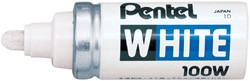 Viltstift Pentel 100W wit