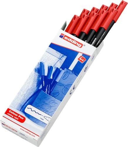 Fineliner Edding 1200 rood-3