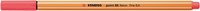 Fineliner STABILO point 88/040 neon rood-2