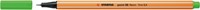 Fineliner STABILO point 88/033 neon groen