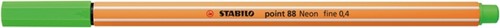 Fineliner STABILO point 88/033 neon groen-2
