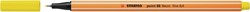 Fineliner STABILO point 88/024 neon geel