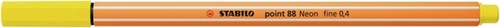 Fineliner STABILO point 88/024 neon geel-2