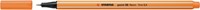 Fineliner STABILO point 88/054 neon oranje