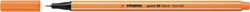 Fineliner STABILO point 88/054 neon oranje