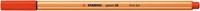 Fineliner STABILO point 88/40 rood-2