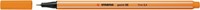 Fineliner STABILO point 88/54 oranje