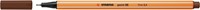 Fineliner STABILO point 88/45 bruin