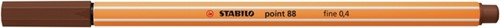 Fineliner STABILO point 88/45 bruin-2
