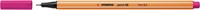 Fineliner STABILO point 88/56 roze rood