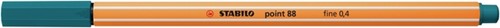 Fineliner STABILO point 88/51 turquoise blauw-2