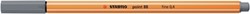 Fineliner STABILO point 88/96 donker grijs