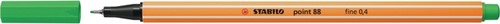 Fineliner STABILO point 88/43 licht groen