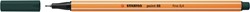 Fineliner STABILO point 88/63 aardegroen