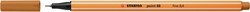 Fineliner STABILO point 88/89 donker oker