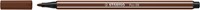 Viltstift STABILO Pen 68/45 bruin