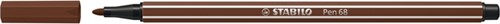 Viltstift STABILO Pen 68/45 bruin