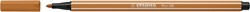 Viltstift STABILO Pen 68/89 donker oker
