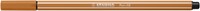 Viltstift STABILO Pen 68/89 donker oker-2