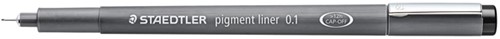 Fineliner Staedtler Pigment 308 0.1mm zwart