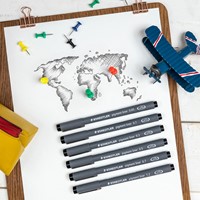 Fineliner Staedtler Pigment 308 0.05mm zwart-1