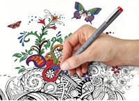 Fineliner Staedtler Pigment 308 0.6mm zwart-2